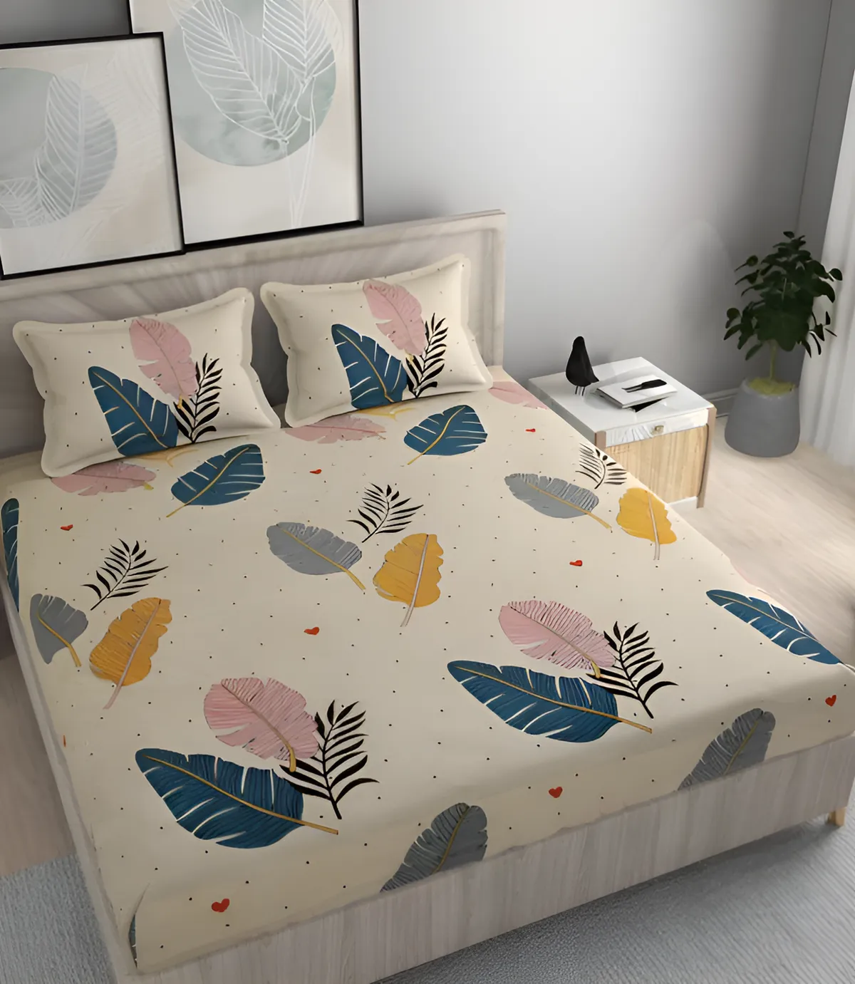 Dream in Color: The Art & Comfort of Printed Cotton Bedsheets 1 Miestilo